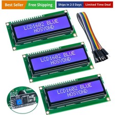 3pcs I2C IIC 1602 LCD Display Module 16x02 LCD Screen Module for Arduino Rasp...