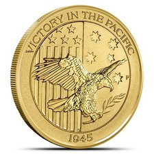 1/10 oz Australian Victory In The Pacific Gold Coin (BU, Random Year) 5170.10 per troy oz