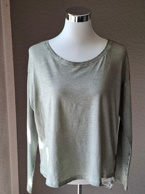 Urban Surface, Shirt/ Bluse, Materialmix, helles oliv, Gr. S, #BS056