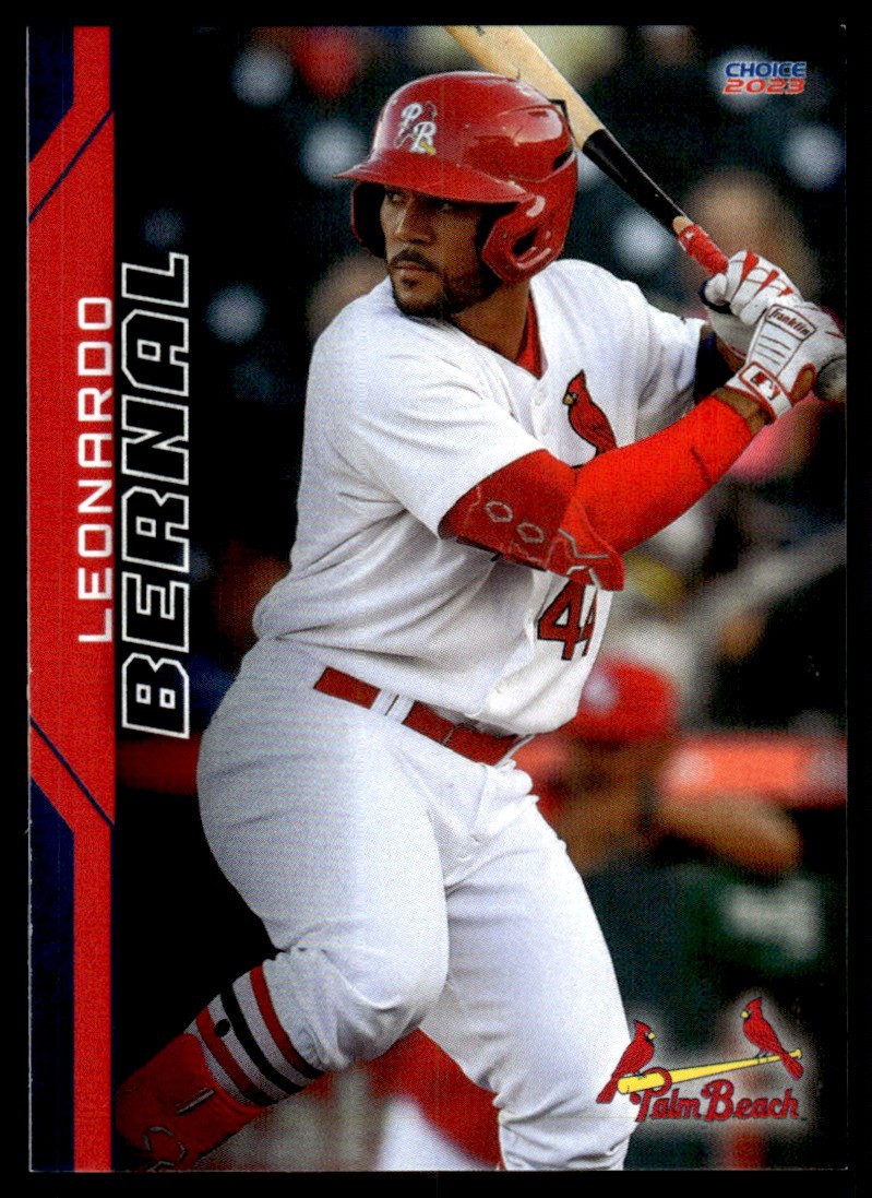2023 Leonardo Bernal Choice Minor League Rookie  Palm Beach Cardinals