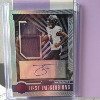2023 Illusions - First Impressions Autographed Memorabilia Zay Flowers  /199 