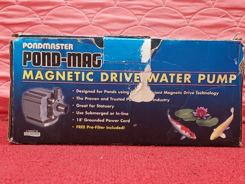 Used Danner PondMaster Pond-Mag Magnetic Drive Water Pump Model 2 250GPH 115V.AC