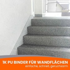 1K PU Bindemittel Steinteppich senkrechte Fl&auml;chen Wand Treppe Sockel BK-633