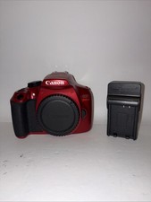 Canon EOS Rebel T6 DSLR Camera - Red Body Only Working 