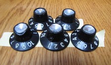 1967-8 Fender Blackface Amplifier Knobs.........SOLD INDIVIDUALLY........Nice