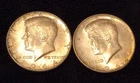 Two RARE 1964 Kennedy Half Dollars
