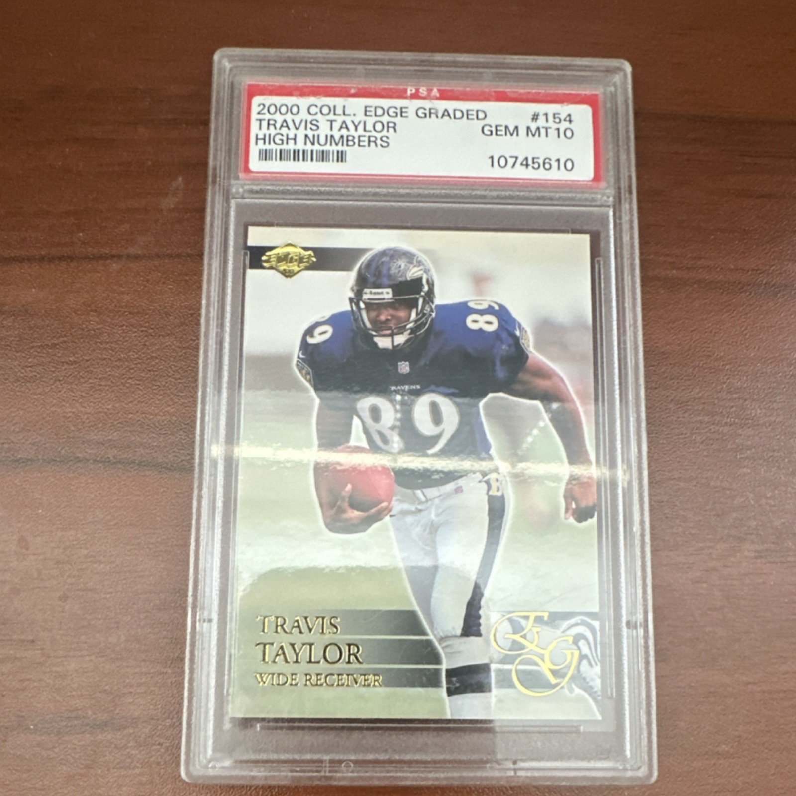 Travis Taylor Collector's Edge Graded #154 Base