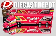KYLE LARSON 2024 DARLINGTON RETRO HENDRICKCARS.COM TRANSPORTER 1/64 NASCAR AUTHE