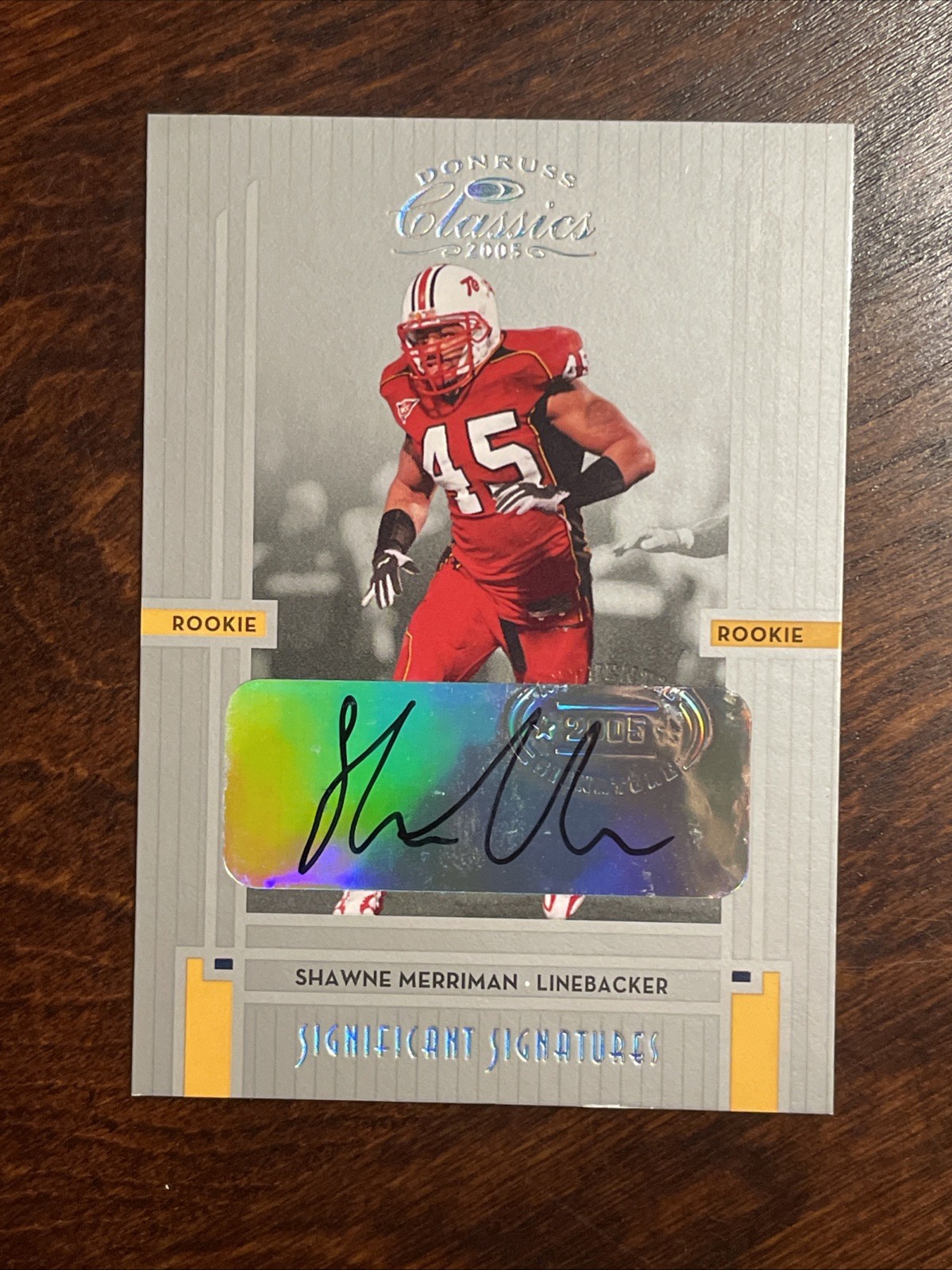 Shawne Merriman Donruss Classics #155 Significant Signatures-Silver