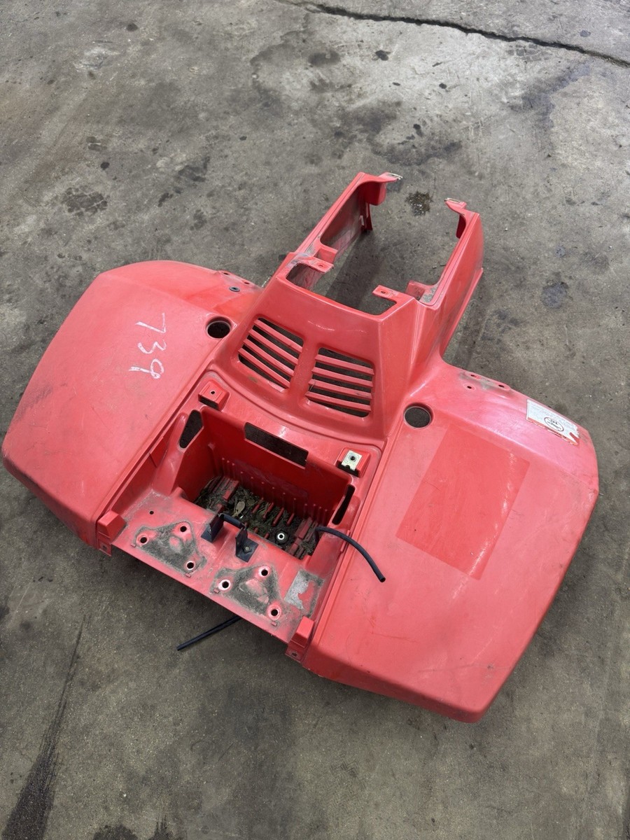 SUZUKI LTF 250 87-98 QUADRUNNER Red PLASTIC FRONT OEM FENDER King