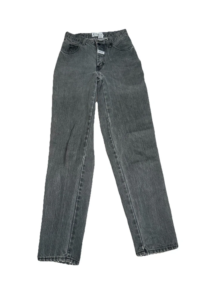 VTG Forenza Gray Wash Jeans Size 4 Straight Leg Inseam of 30.5 - Image 2 of 4