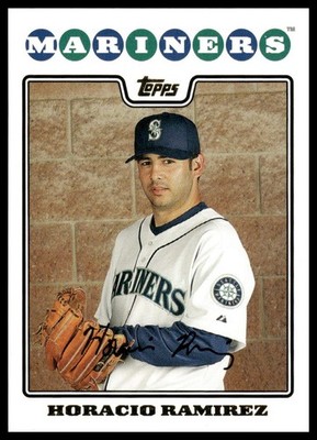 2008 Topps #302 Horacio Ramirez Gold Foil Seattle Mariners NM+
