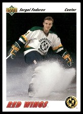 Sergei Fedorov 1991 Upper Deck French 40 Base LP