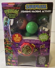Teenage Mutant Ninja Turtles Surprise Vending Machine Activity -12 Capsules TMNT