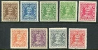 India (Cochin) 1911-13 complete set 2p-3a SG 26-33 hinged mint (cat. £104) 'B'