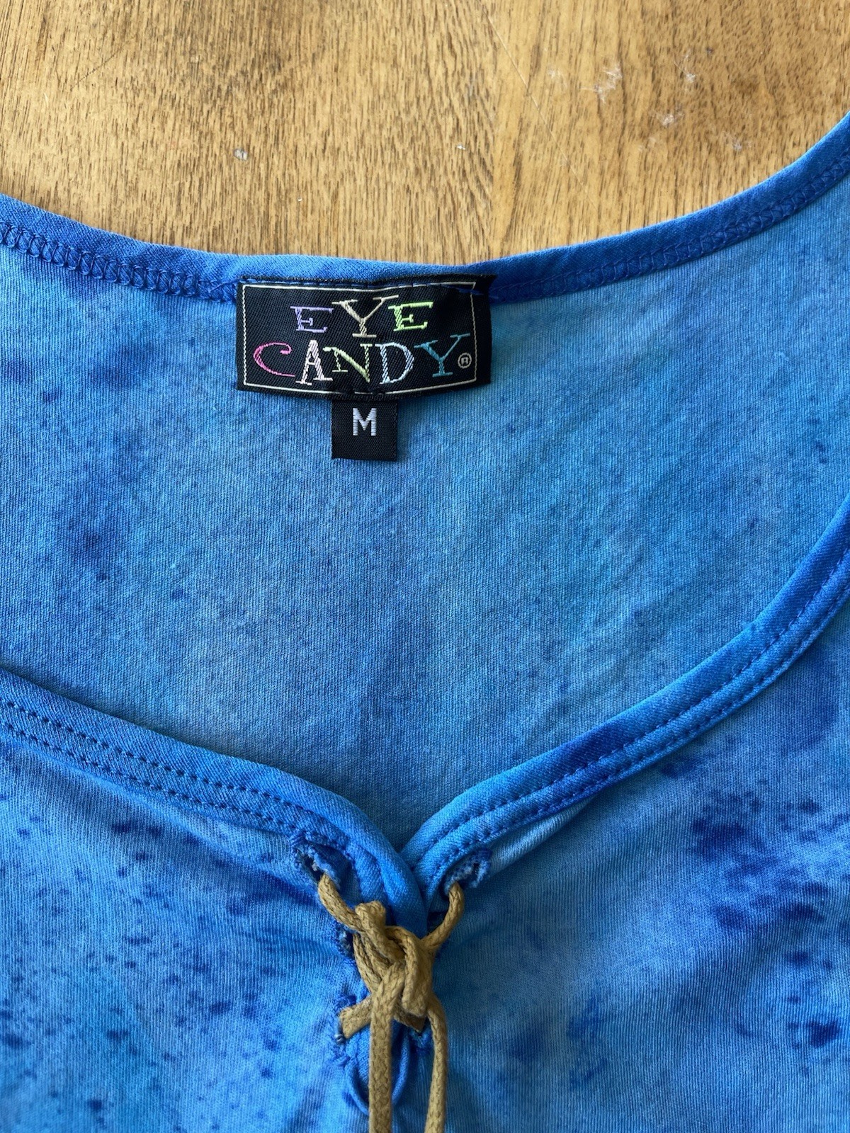 Vintage 90s Y2K Eye Candy Top 00s Whimsical Fairy Size M