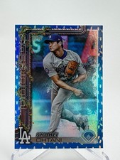 2025 Topps Holiday - Shohei Ohtani - Blue Lights - Color Match! #H1