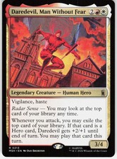 Daredevil, Man Without Fear 213 Rare Marvel Super Heroes Magic: The Gathering LP