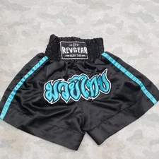 Revgear Muay Thai Shorts Youth Medium Black Pull On