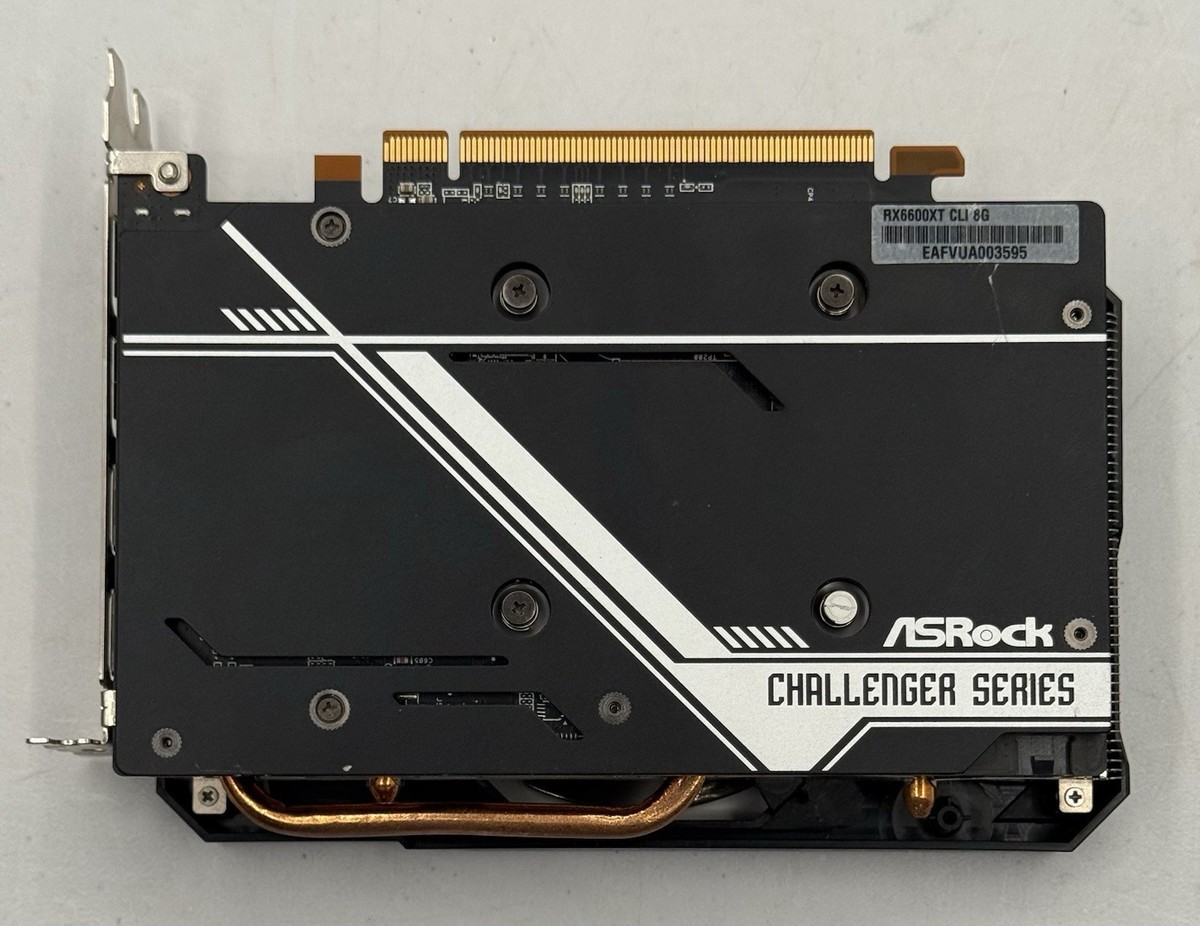 ASrock AMD Radeon RX 6600 XT 8GB Challenger ITX Single Fan GPU