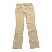 Vintage Y2K Polo Jeans Company Ralph Lauren Low Rise Pants Womens 2 Beige Khaki