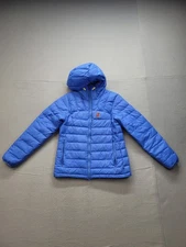 Fjallraven Expedition Series Women Jacket S Blue Down Hoodie Full Zip Winter