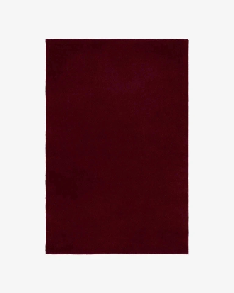 Hand-Tufted Wool Rug  Grand Deep Vine Red Area Rug