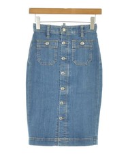 Dsquared women's denim knee skirt blue size 38 S used secondhand Age 14