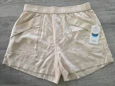 Vuori Trestles Twill Short MEDIUM  Women's SAND DOLLAR $74 NWT