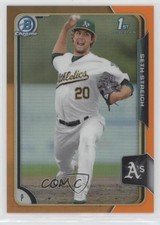 2015 Bowman Chrome Prospects Orange Refractor 18/25 Seth Streich #BCP96 3h6