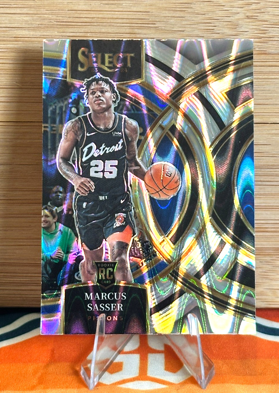 Marcus Sasser 2023-24 Panini Select Premier Level Tectonic Prizm Rookie RC #114