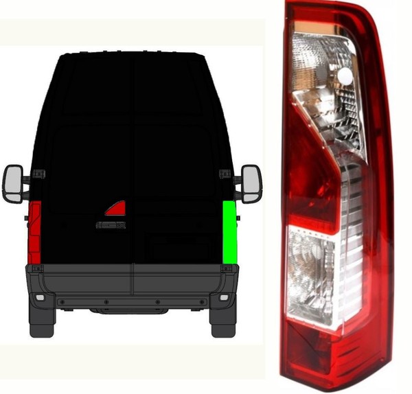 Heckleuchte FüR Renault Master 2010 – 2021 Rechts-image