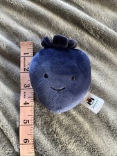 Jellycat Fabulous Fruit Blueberry Plush Stuffed Animal Authentic