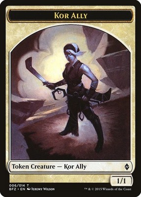 [4x] Kor Ally - Token TBFZ LP MTG