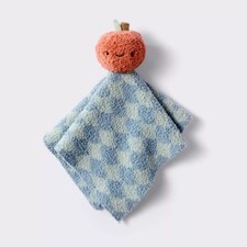 Cloud Island APPLE Security Blanket Lovey Plush Baby Toy Target Halloween Blue