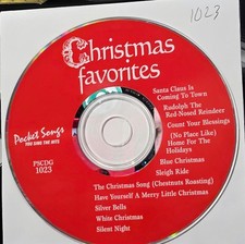 1023 CHRISTMAS POCKET SONGS KARAOKE CDG LOT LONG DRIVE
