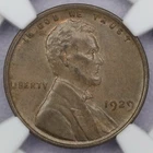 1929 1c Lincoln Wheat Cent - NGC MS 62 BN