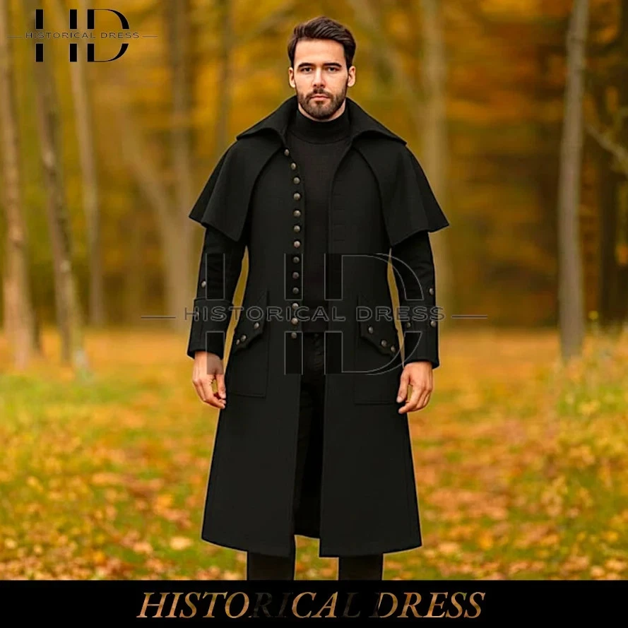 Fantasia Capa Manto De Bruxa Vampiro Preta Halloween Cosplay