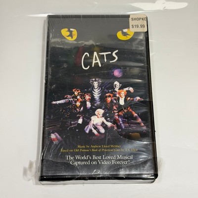 Cats VHS Sealed 1998 PolyGram Clamshell Andrew Lloyd Webber