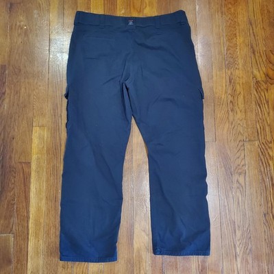 Wrangler Cargo Pants Mens 38x30 Black ATG All Terrain Gear Stretch Workwear