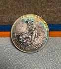 (#102774) Engelhard 1984 1 oz silver American Prospector Rainbow BU (see video!)
