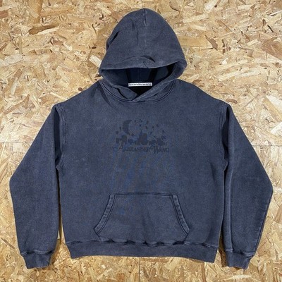 Alexander Wang Skyline Thick Heavyweight Black Hoodie Authentic SZ Small