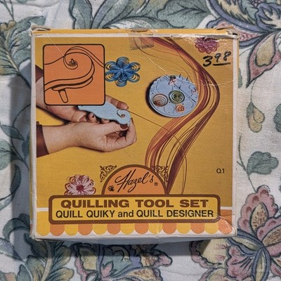Vintage 70s Hazel Pearson QUILL QUIKY Quilling Kit Complete in Box Rare