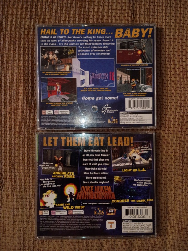 Playstation 1 - Duke Nukem: Time to Kill