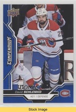 2018-19 Upper Deck Compendium Blue David Schlemko #210 READ to0