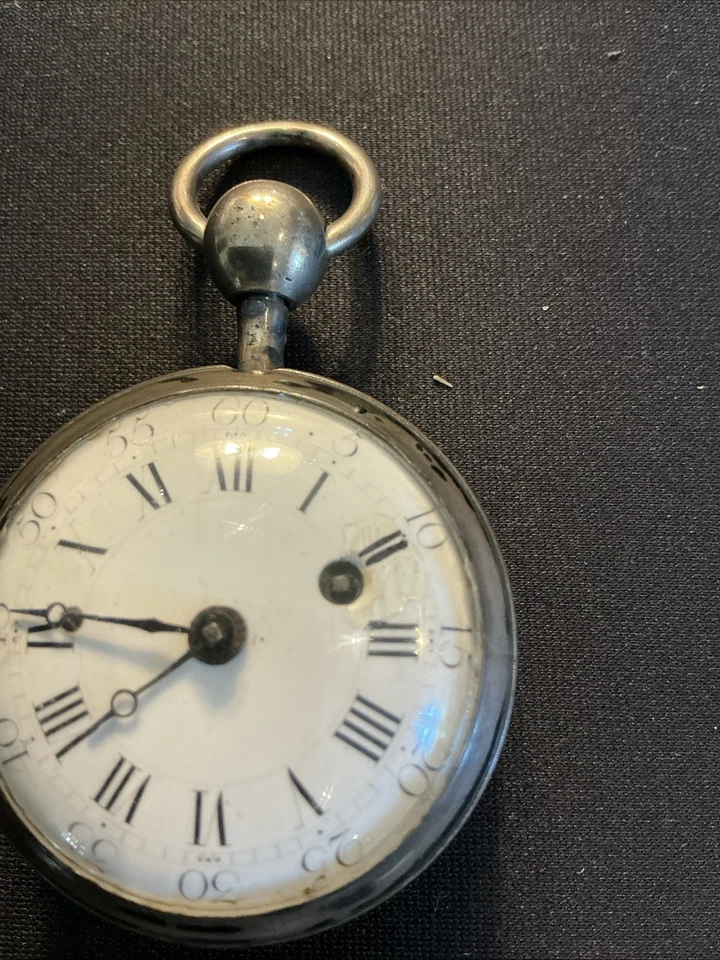 montre à gousset à coq en Argent Roth Genève  - Photo 2/4