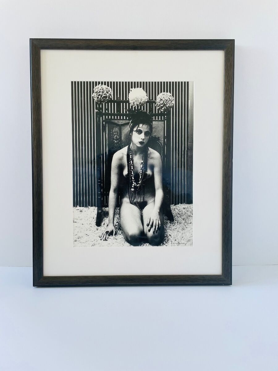 アート・デザイン・音楽 Irina Ionesco RARE 1970's IRINA IONESCO FRAMED ORIGINAL PRINT SIGNED