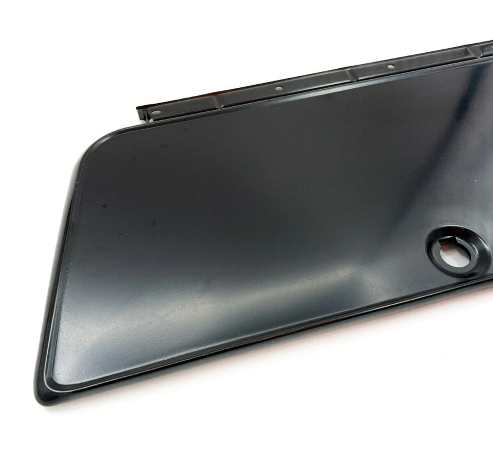 Puerta de guantera negra con resorte de bisagra para camioneta Chevy GMC 1967-1972 Foto 2 de 4