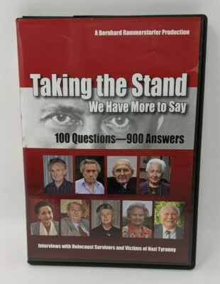 Taking the Stand: We Have More to Say: 100 Questions-900 Answers Interviews DVD