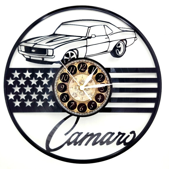 CAMARO Muscle Car | Vinyl Record Clock | Wall Art Christmas 